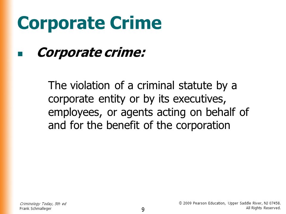 Organized crime and corporations